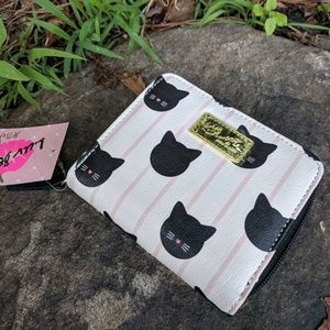 NWT Luv Betsey by Betsey Johnson zip cat wallet